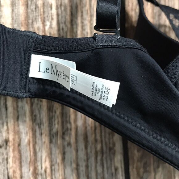 32DD Le Mystère Bra ~ Black ~ Adjustable Straps ~ Underwired - Picture 7 of 8